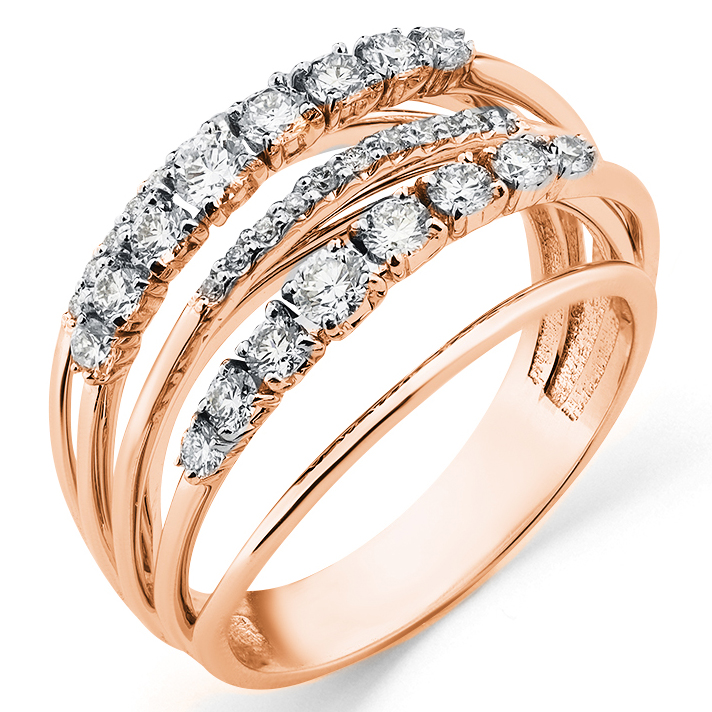 Кольцо, золото, бриллиант, 1-108360-00-00